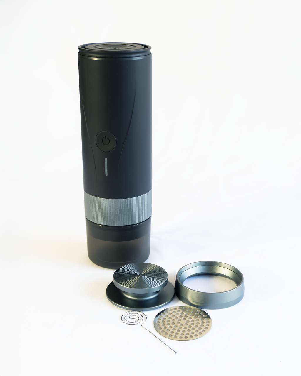 Cafetera Espresso Portátil Dozo Elite + Tamper + Anillo dosificador