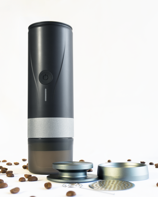 Cafetera Espresso Portátil Dozo Elite + Tamper + Anillo dosificador + Regalo Sorpresa